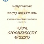 skan dyplomu Ełcki Bocian 2016